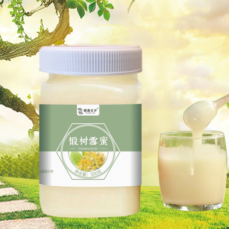 长白山野生椴树蜜黑蜂结晶土蜂蜜纯正天然农家自产东北结晶蜜白蜜