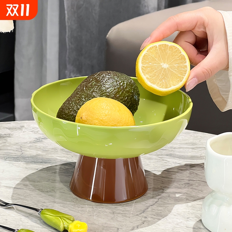 可沥水小水果盘厨房果篮客厅餐桌果盆收纳盘置物架简约ins高颜值