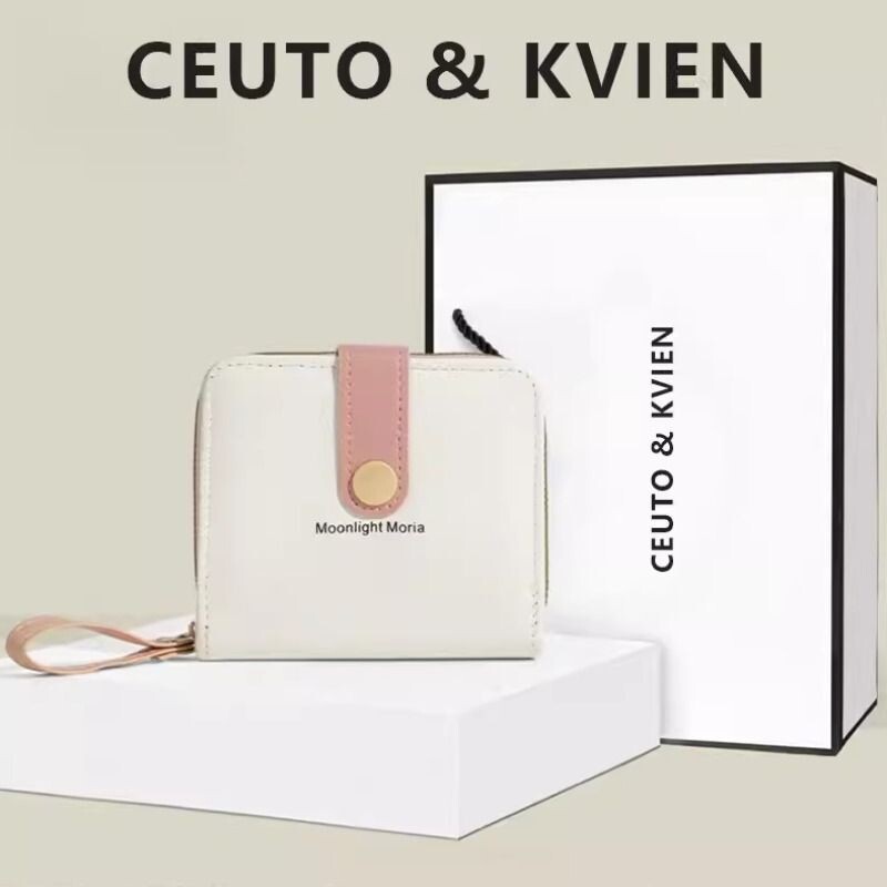 CEUTOKVIEN钱包女士2026新款短款学生拉链迷你小网红零