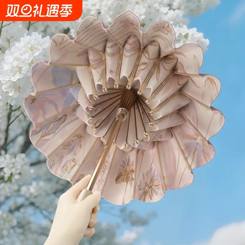 16骨加大加厚加固胶超隔热防晒遮阳伞晴雨两用高颜值手动太阳伞