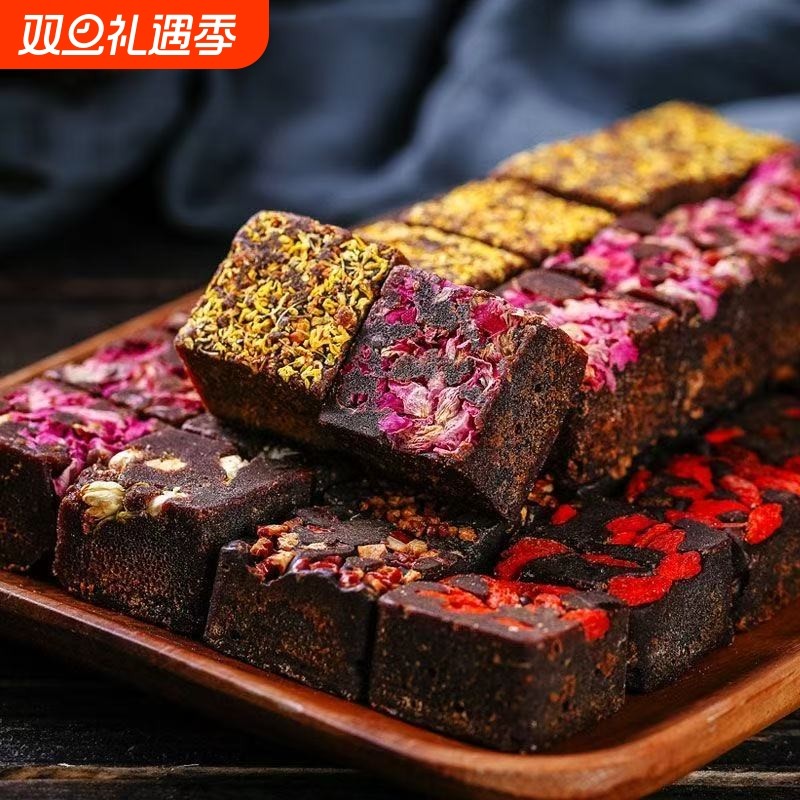 正宗云南手工古法红糖块黑糖姜茶甘蔗老红糖独立包装姜红糖老姜