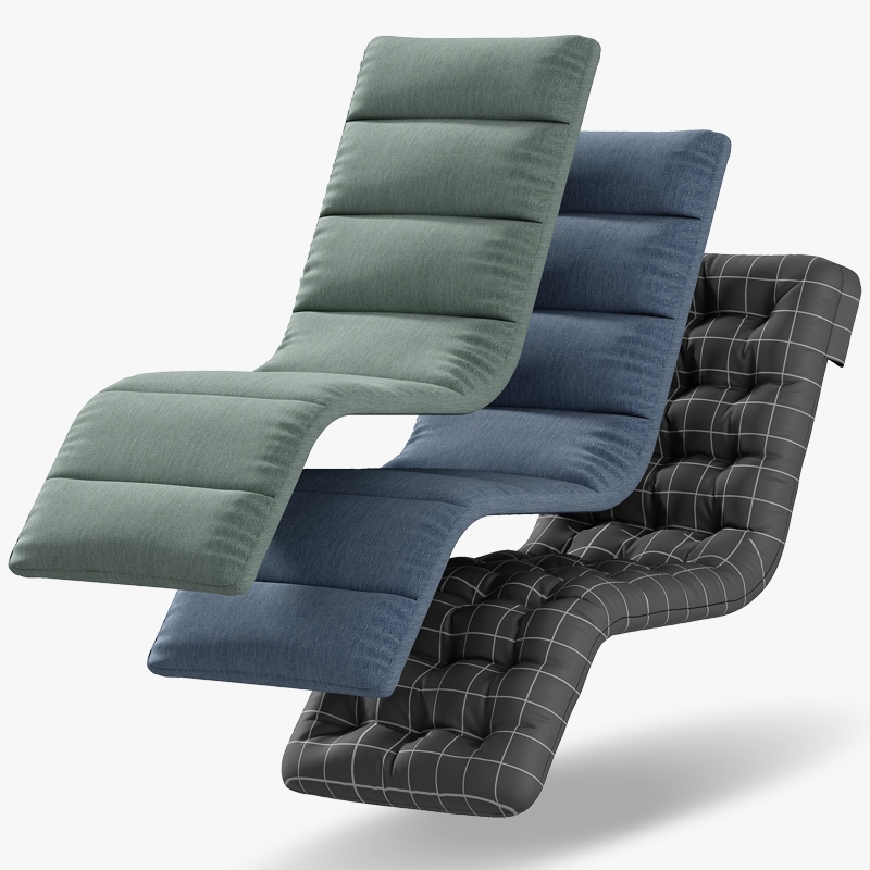 躺椅折叠床折叠椅垫子椅子棉垫坐垫睡垫床垫秋冬季加厚沙发办公室