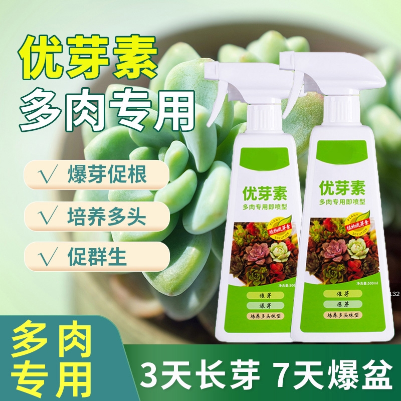 优芽素多肉专用优雅素爆芽素肥料爆芽增色生长营养液侧芽植物