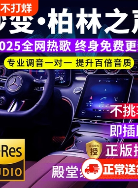 汽车载u盘歌曲2025新款柏林之声经典流行dj无损高品质音乐usb优盘