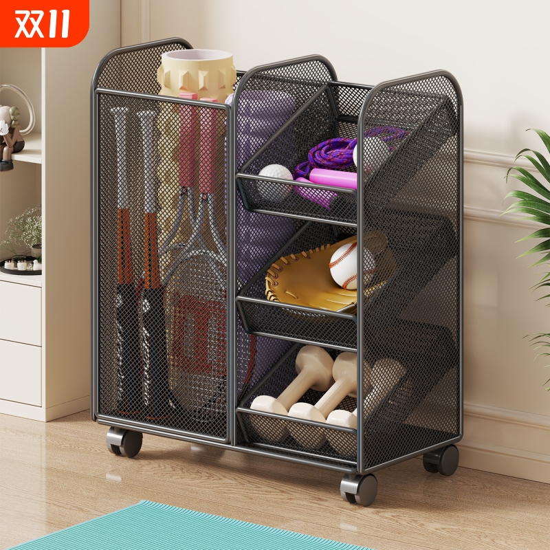 瑜伽装备收纳筐家用大容量可移动