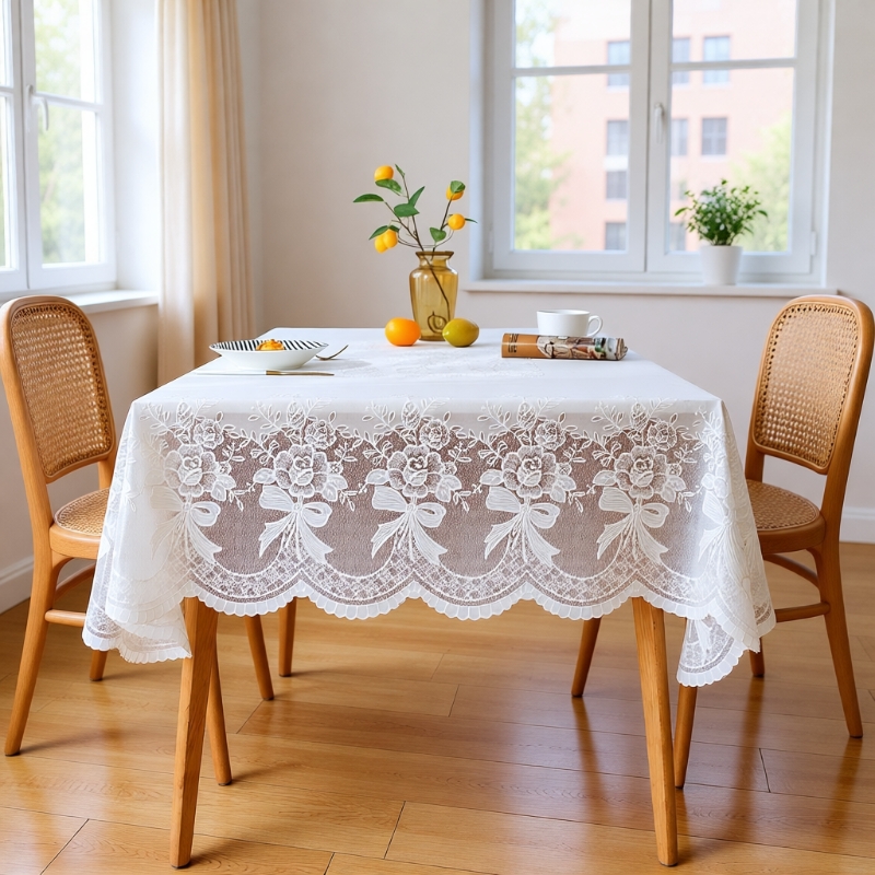 氛围感长方形防油防水桌布