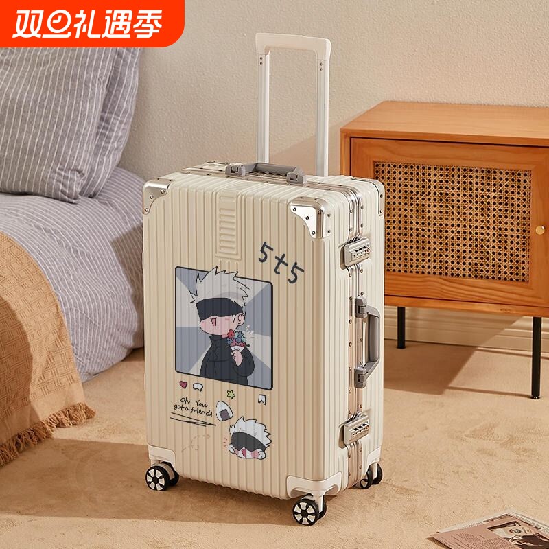 行李箱女新款20寸结实耐用大容量旅行箱24寸男学生卡通登机拉杆箱