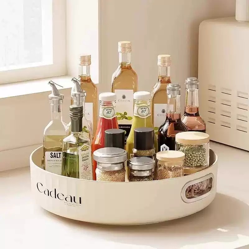 旋转调料置物架厨房台面多功能盐酱油瓶罐调味料收纳用品家用大全