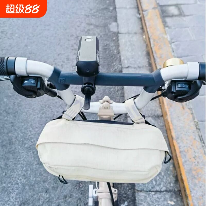专用Brompton小布M把横杆车灯架手机支架码表横杆小布改装配件图片