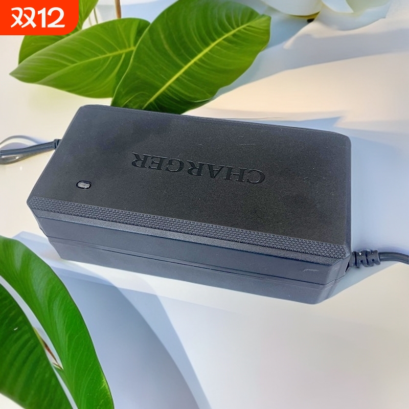 适用爱玛电动车充电器48V60V72V20AH12AH3安铅酸锂电原装正品配件
