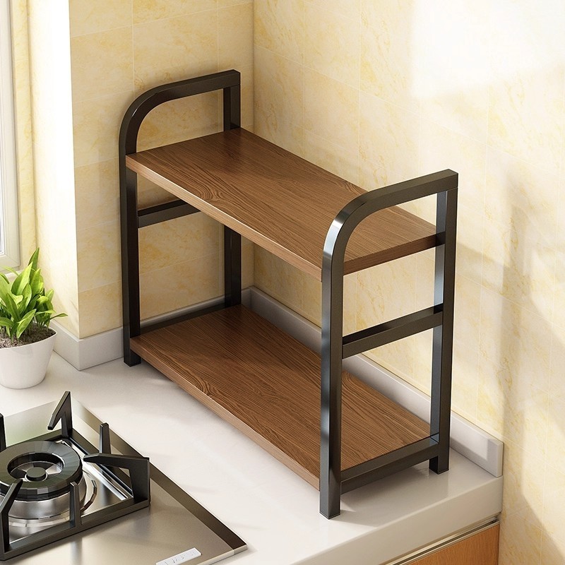 厨房置物架台面调料架多功能储物架油盐酱醋收纳架分层多层整理架