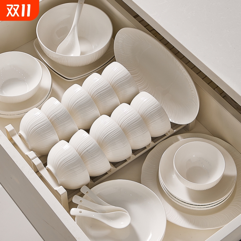 釉下彩碗碟套装家用高级感