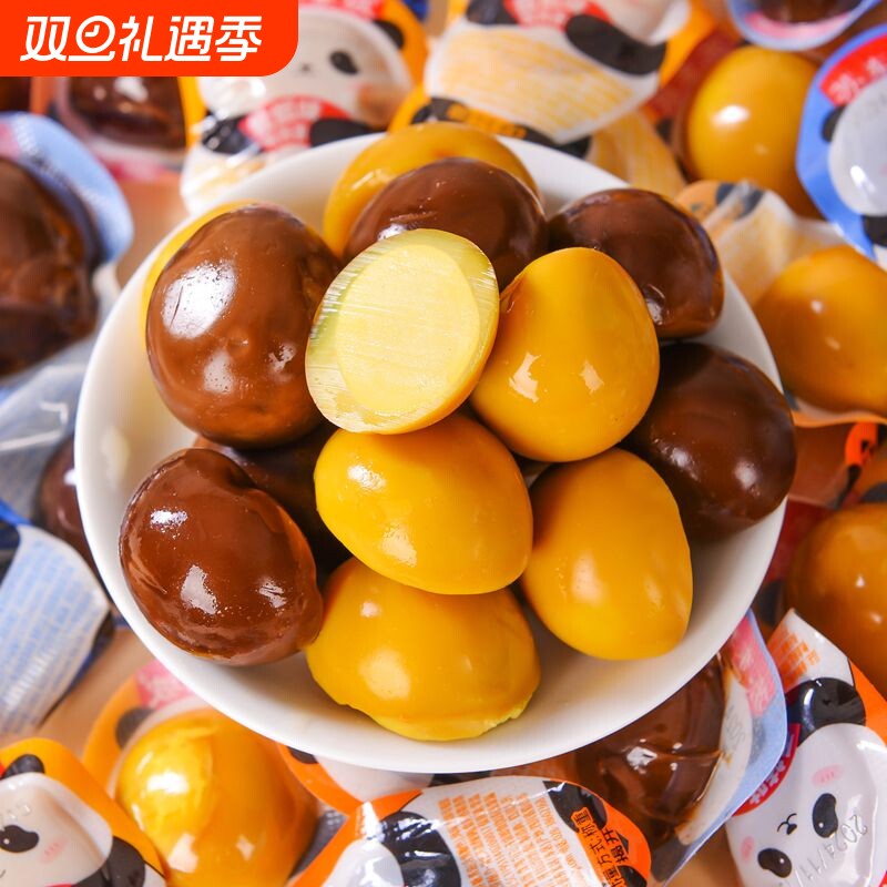 鹌鹑蛋卤蛋独立小包装解馋即食铁蛋休闲零食小吃盐焗卤香开袋即食
