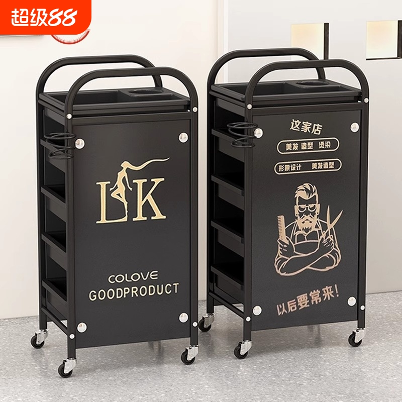 理发店工具柜美容车专用工具车发廊手推车多功能工具台置物架推车