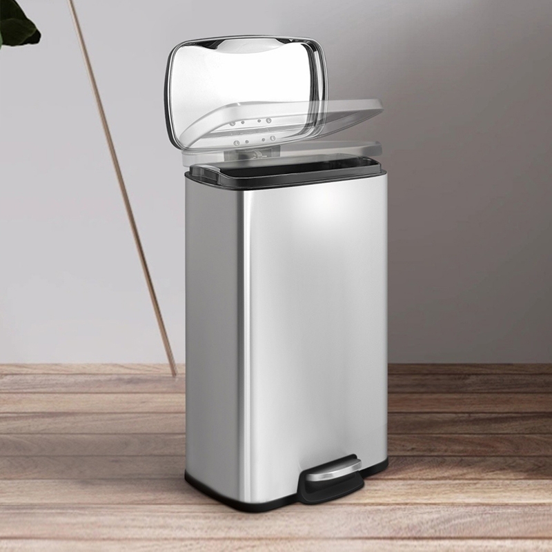 厨房垃圾桶客厅不锈钢带盖