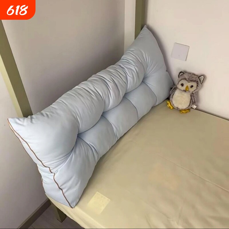 三角靠枕床头靠垫卧室榻榻米手机兜加厚软包宿舍靠枕女生看书手机