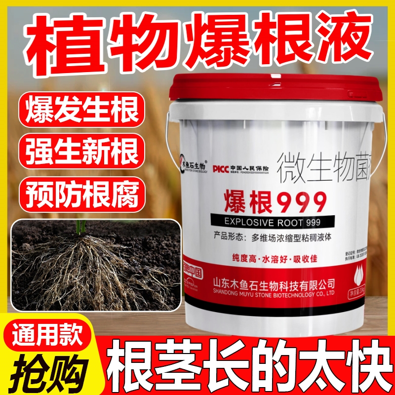 生根剂生根壮苗水溶肥桶装果树蔬菜药材微生物菌剂冲施肥鱼蛋白