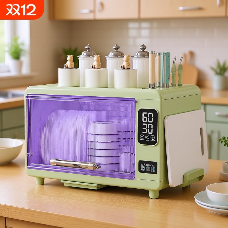 厨房消毒碗架碗筷餐具收纳架