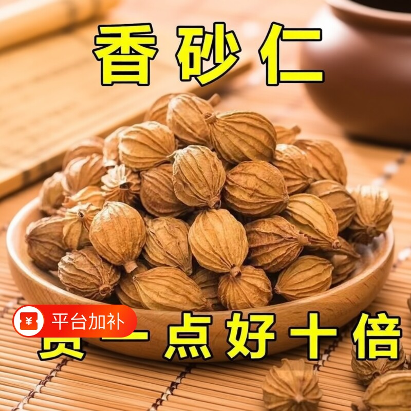 四川香砂仁香料500g 砂沙仁黄金砂仁优质特产炖肉干货调料砂仁粉
