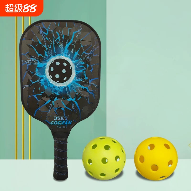 匹克球拍全套碳纤维专业板球儿童初学者皮克球板拍pickleball双拍图片