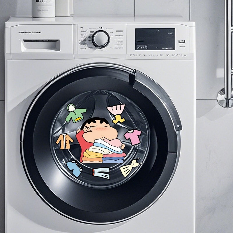蜡笔小新滚筒洗衣机贴纸外壳遮丑新家的100个快递乔迁礼物贴画,家居饰品,其他贴饰,淘宝优惠券,粉丝福利购,淘宝优惠卷
