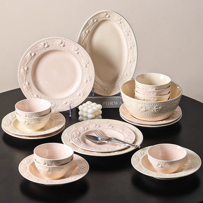 陶瓷碗碟套装52件|超7000次加购