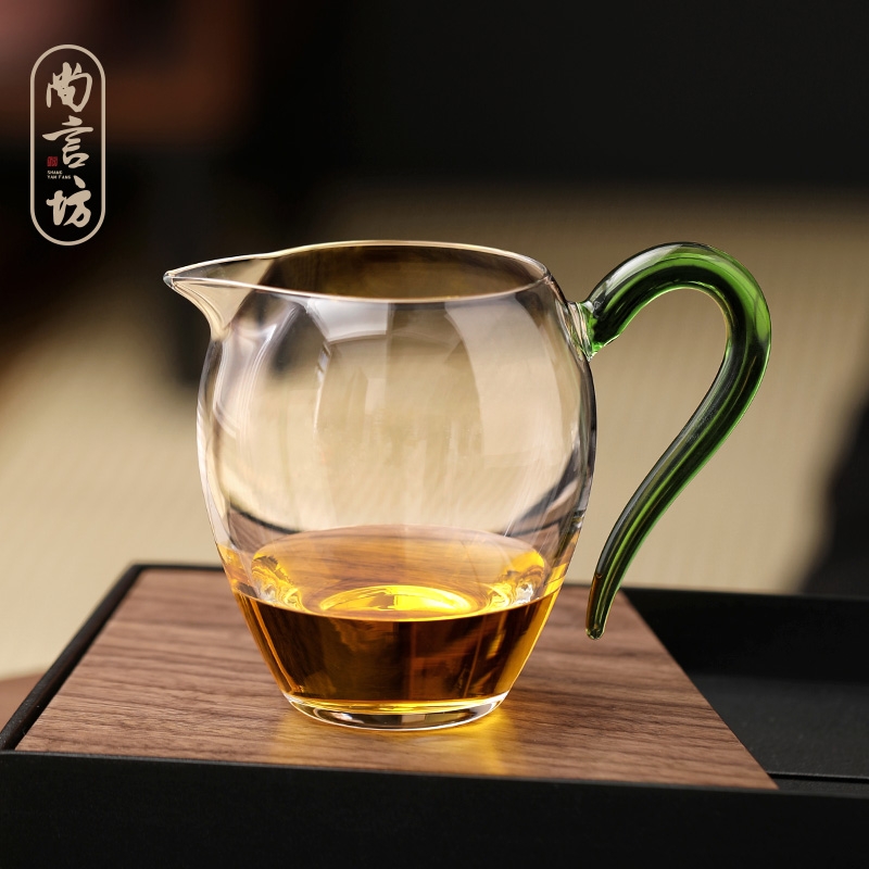 耐高温加厚玻璃公道杯