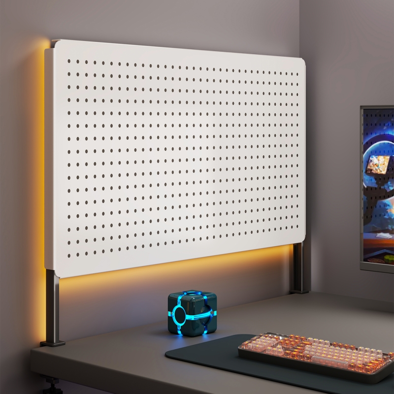 桌面洞洞板置物架电竞房展示架