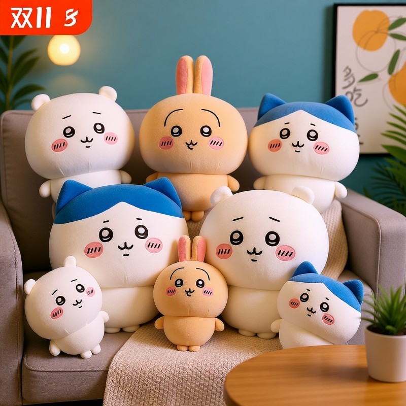 莫莫伽玩偶吉伊乌萨奇毛绒玩具公仔女生礼物抱枕抓机外贸小八安抚