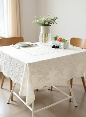 正方形桌布防水防油免洗防烫茶几餐桌布PVC台布八仙桌麻将桌盖布