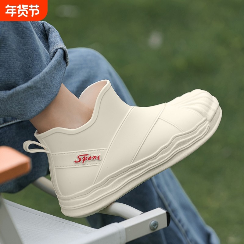 喆星低帮雨鞋女短筒学生时尚水鞋韩版年少女工作雨靴防水胶鞋防滑