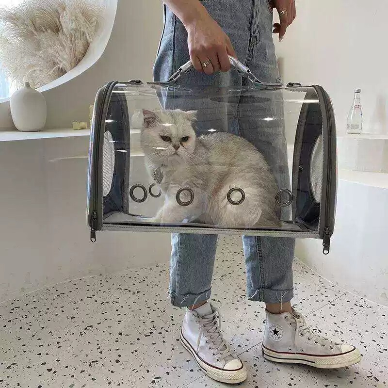 猫包透明外出便携包车载猫咪透气宠物背包手提斜挎猫笼子大容量