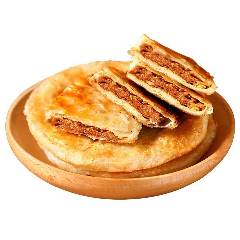 酥皮牛肉馅饼黑椒牛肉饼速食早餐儿童学生营养早餐空气炸锅健康