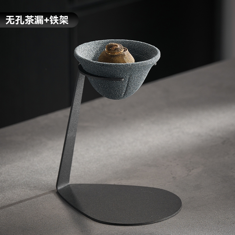 纳米无孔茶漏茶滤高档冲泡茶过滤器茶叶玻璃公道杯一体陶瓷滤网