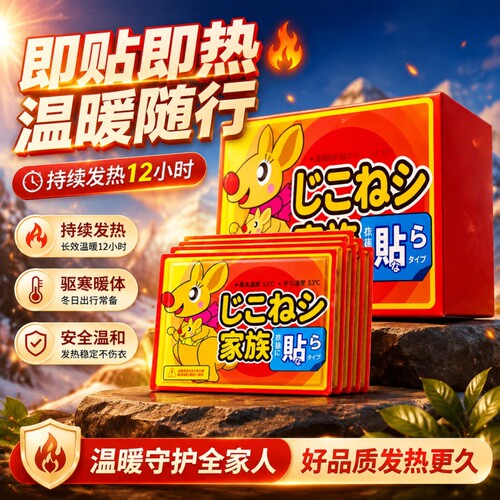 100片暖宝宝贴自发热女生用持久