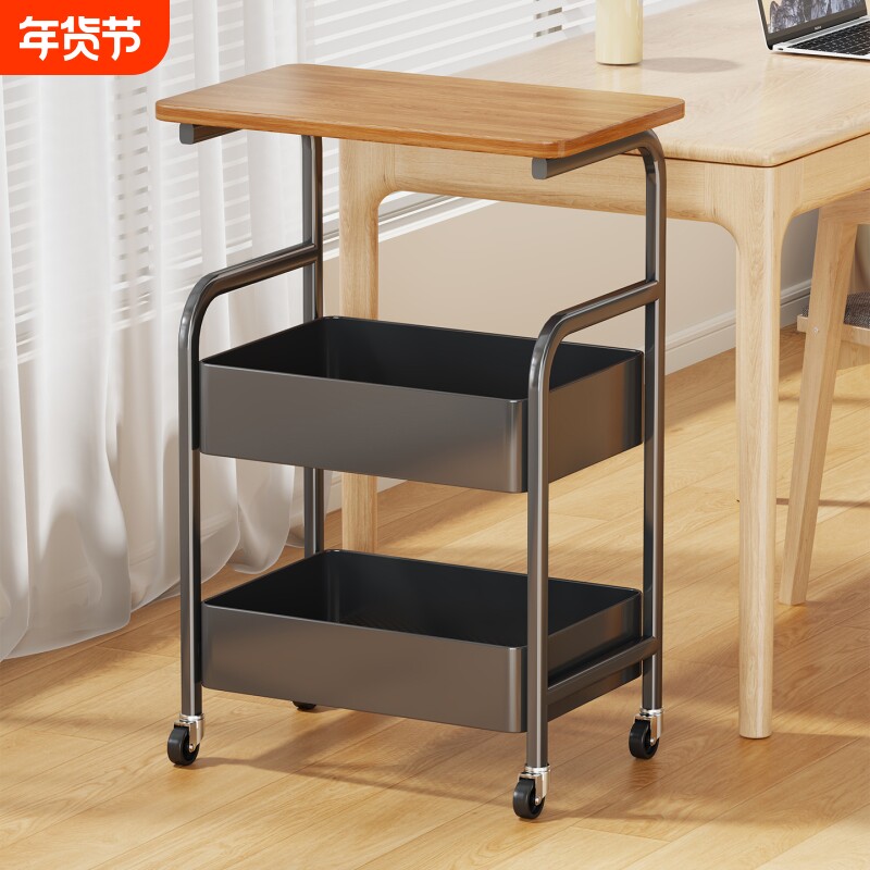书包置物架桌面延长板零食玩具小推车宿舍可移动桌收纳架多层双层