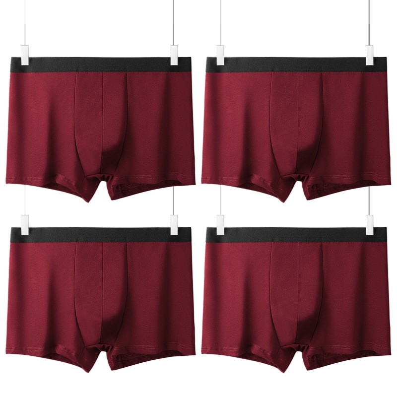 男士棉内裤男运动平角裤棉大码四角短裤透气男生裤衩底裤头潮,女士内衣/男士内衣/家居服,男平角内裤,淘宝优惠券,粉丝福利购,淘宝优惠卷