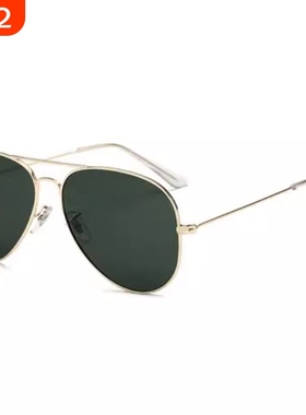 镁作经典彩膜男女蛤蟆镜网红眼镜3025飞行员墨镜情侣太阳镜偏光