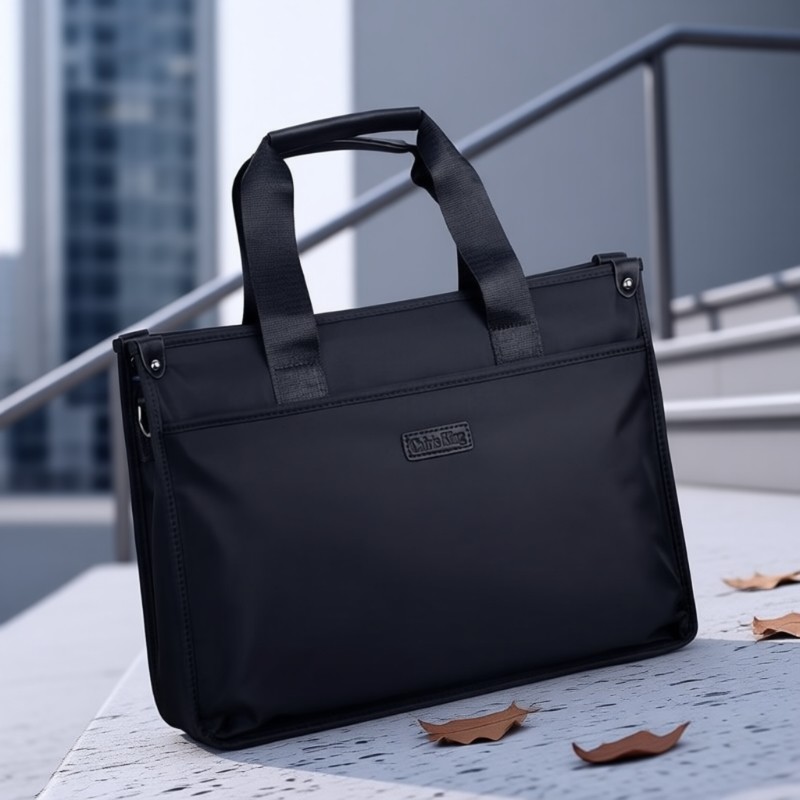 公文包男士手提包公务包电脑旅行包帆布会议包商务包包牛津布钱包