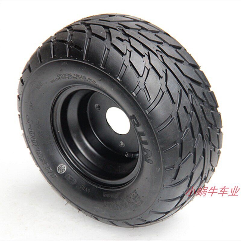 自制改装四轮卡丁车沙滩车配件16X8.00-7寸真空胎RUN公路