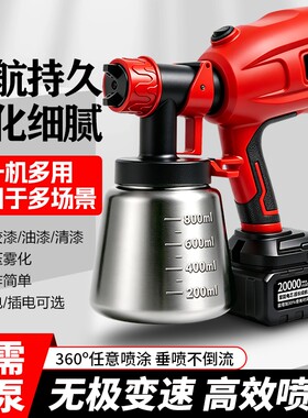 电动喷漆枪油漆乳胶喷涂家用