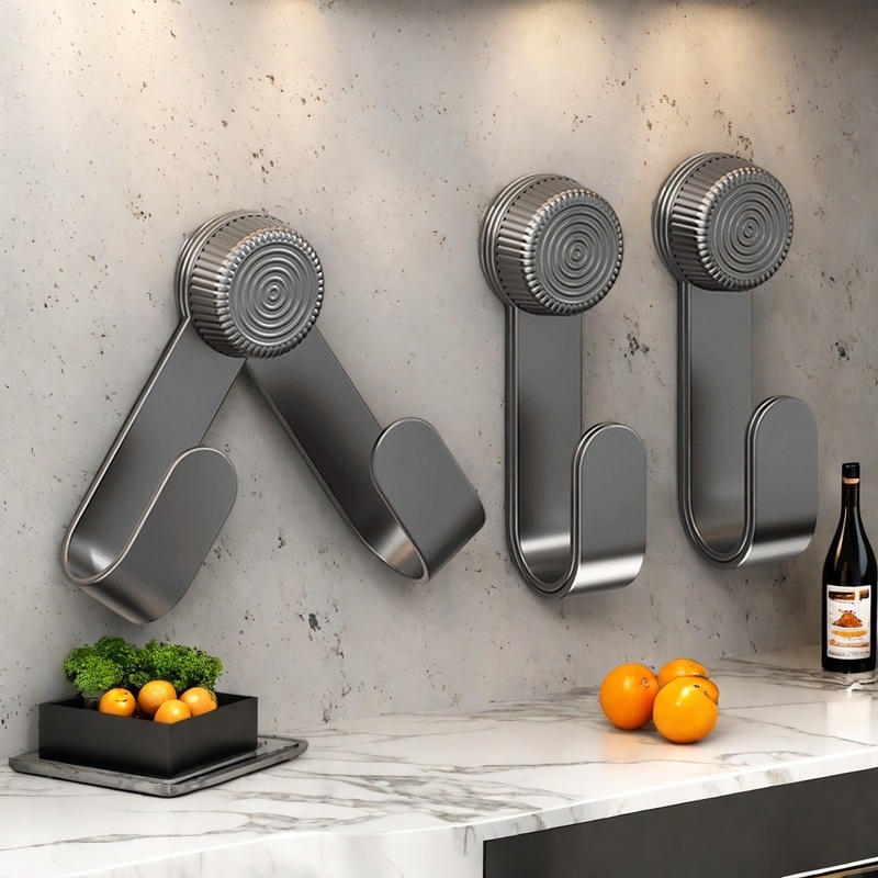 吸盘锅盖架子菜板放置架免打孔壁挂式厨房置物架砧板收纳神器上墙