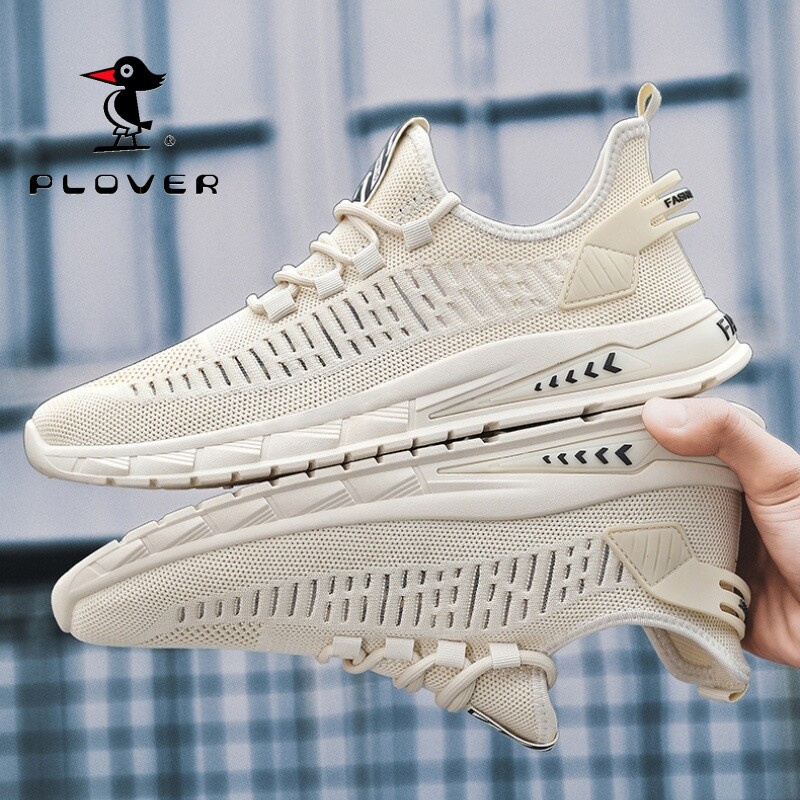 正品Plover品牌男鞋夏季运动鞋2024新款透气网鞋休闲跑步防