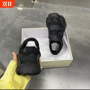 百搭休闲鞋 女2025软皮洋气透气时尚 潮内增高 八爪鱼老爹鞋 欧货爆款