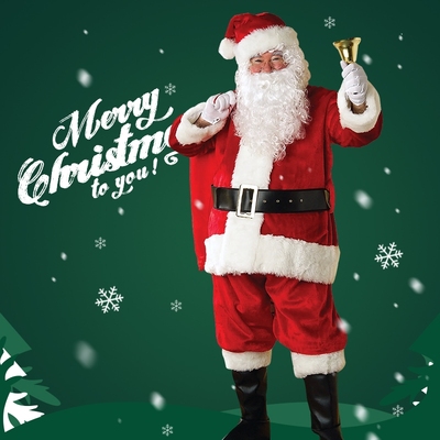 圣诞老人服装男衣服套装男衣服