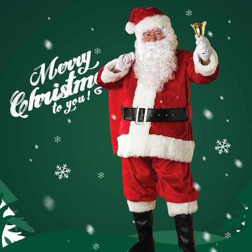 圣诞老人服装男衣服套装男衣服