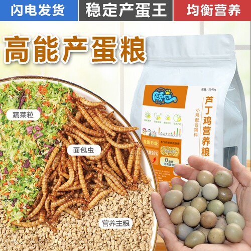 芦丁鸡高蛋白混合饲料高能产蛋粮