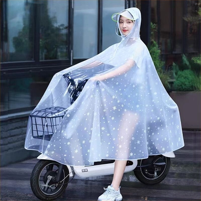 电动车女款单人专用全身防暴雨衣