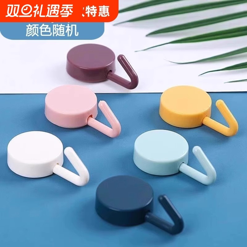 挂钩强力粘胶贴墙面壁挂厨房创意可爱挂勾无