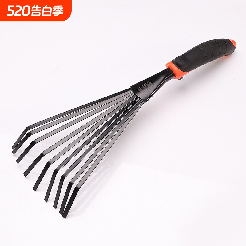 家用搂草耙子树叶耙园艺钢丝草耙扒子草坪落叶耙扫树叶神器锄头